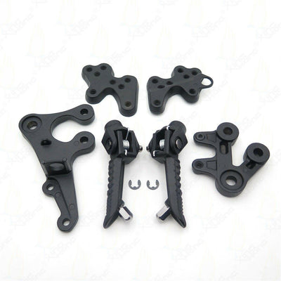 For Suzuki GSXR1000 05-14 2005-2014 Black Front Rider Foot Pegs Bracket - Moto Life Products