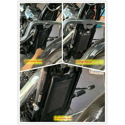 Radiator Guard Grill Net Protector For Harley FLSB Sport Glide 2018-2021 US SHIP - Moto Life Products