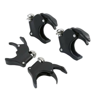 4PCS 49mm Windscreen Windshield Clamps Fit For Harley Dyna Sportster XL883 1200 - Moto Life Products