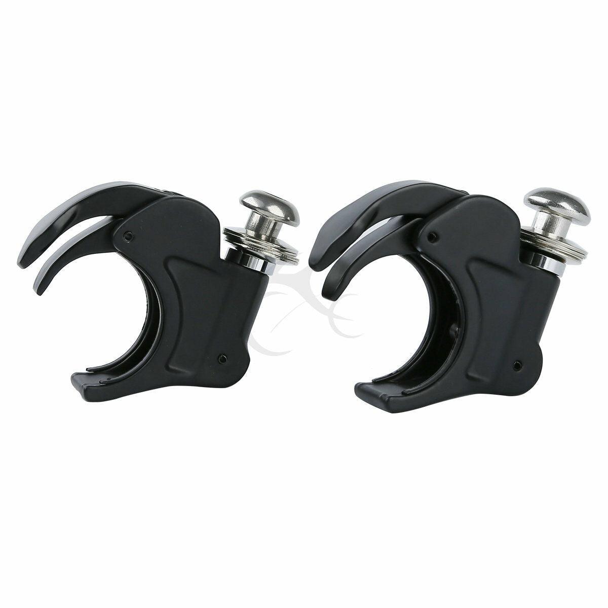 4PCS Black 41mm Windshield Clamps For Harley Softail FXST 1988-2013 FXDWG 93-05 - Moto Life Products