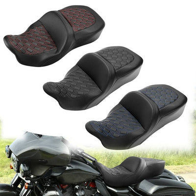Rider Driver Passenger Seat Fit For Harley Touring Road King Glide 2009-2022 19 - Moto Life Products