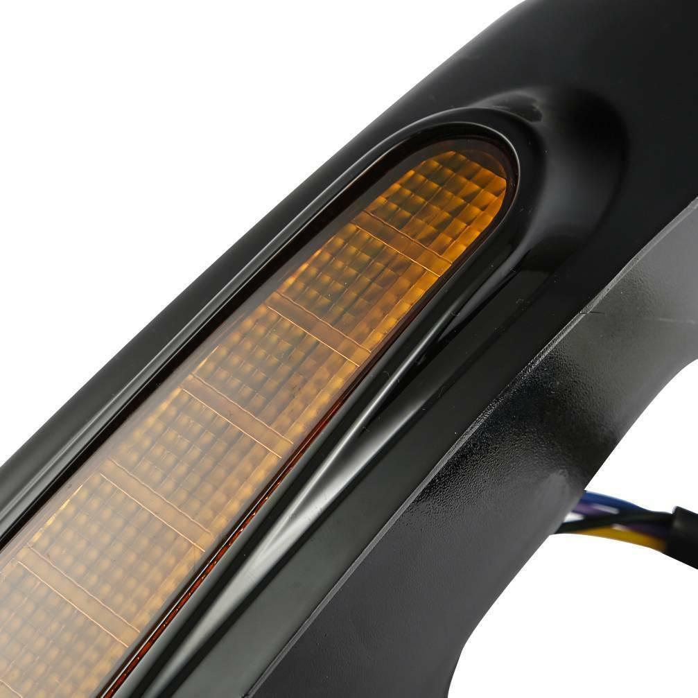 Rear Fender Fascia Kit LED Orange Len Fit For Harley Touring Road King 09-13 US - Moto Life Products