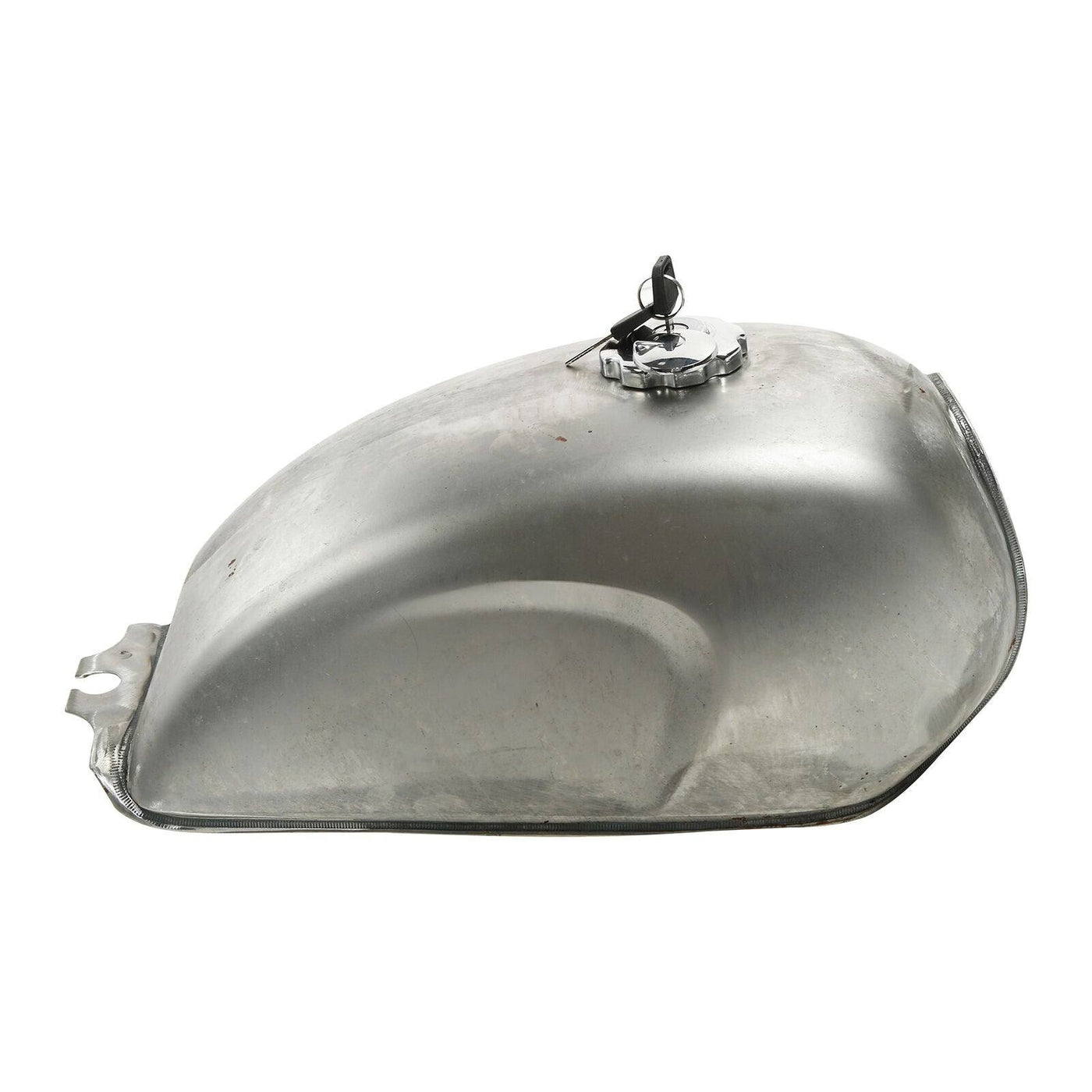 Unpainted 2.4gal. 2.4Gallon Custom Cafe Racer Gas Fuel Tank Fit for Honda Yamaha - Moto Life Products