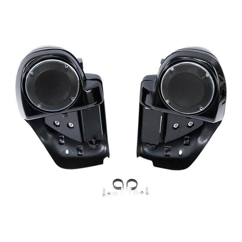 Lower Vented Fairing 6.5" Speaker Box Pod Fit For Harley Touring Road King 14-22 - Moto Life Products