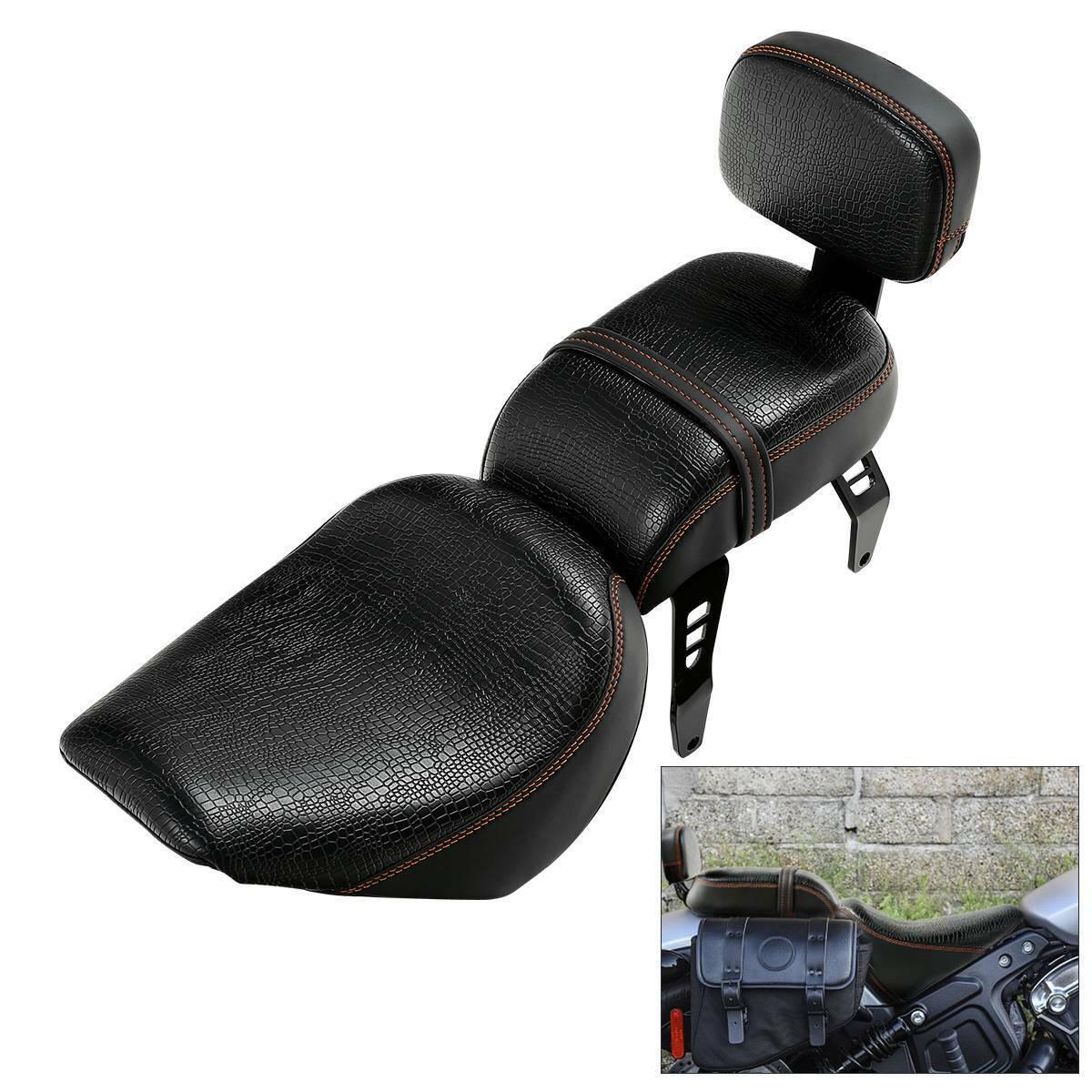 Driver Passenger Seat & Backrest Pad Fit For Indian Scout Sixty 2016-2021 17 18 - Moto Life Products