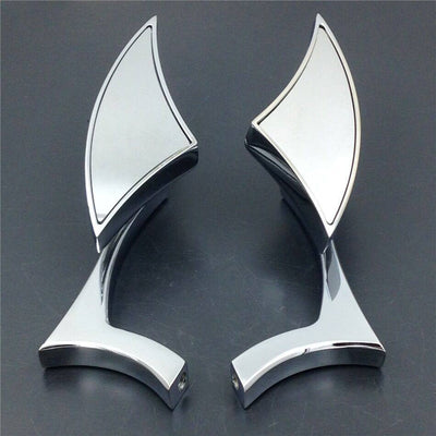 Spear  Mini mirrors for Suzuki GSXR 600 750 1000 1300 Hayabusa GSX-R Chrome - Moto Life Products