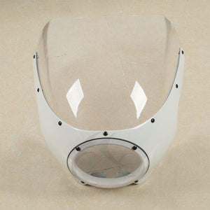 5 3/4" Cut Out Racer Headlight Fairing Windscreen Fit For Harley Sportster XL - Moto Life Products