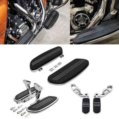 Rider Passenger Footboard Highway Footpegs Fit For Harley Road King 1993-2022 - Moto Life Products