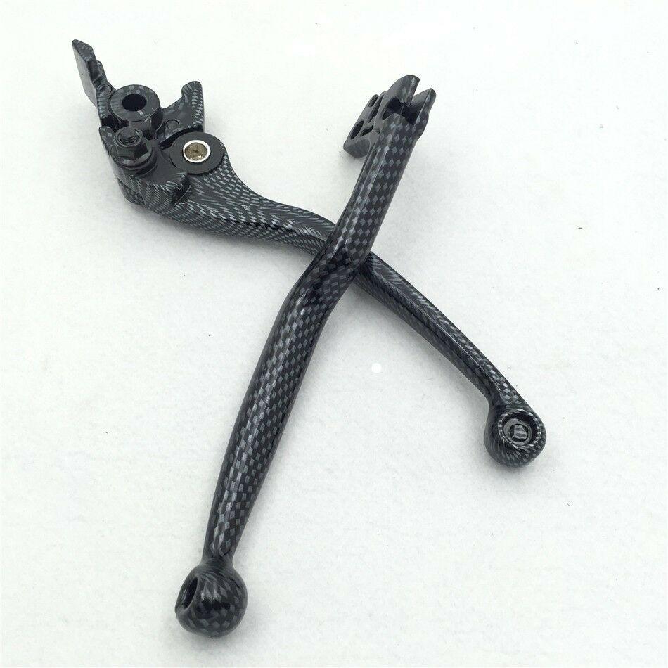 Carbon Fiber Brake Clutch Hand Levers For Suzuki Gsxr 600 750 Katana 750F Sv650 - Moto Life Products