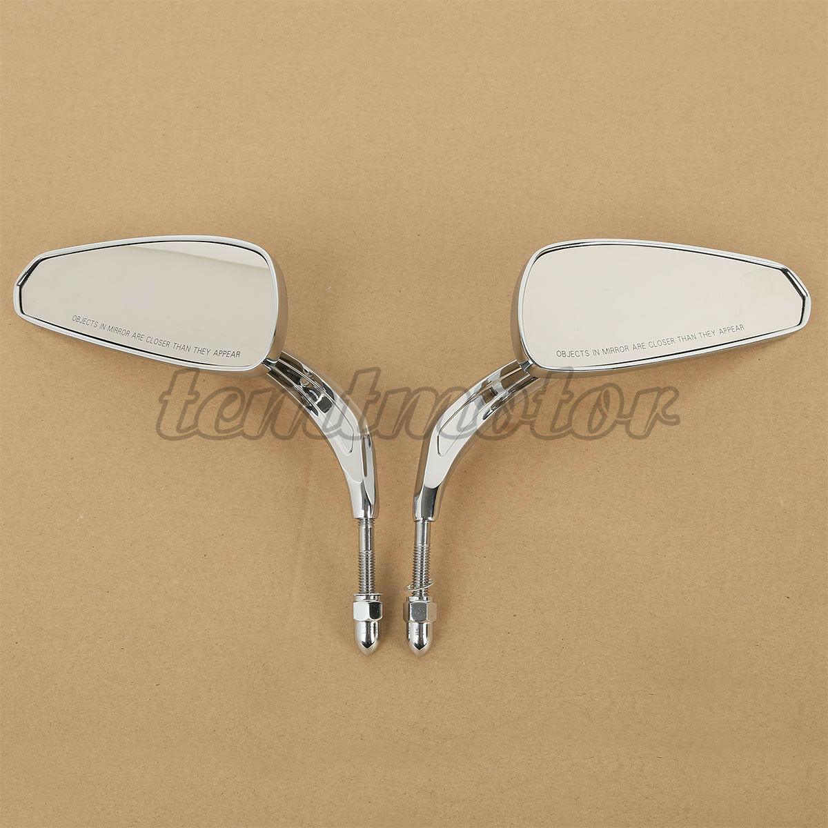 New Tapered Tribal Rear View Mirrors For Harley Touring Glide Dyna Softail Tri - Moto Life Products