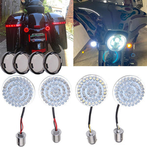 1157 LED Brake Tail Turn Signal Blinker Light For Harley Road Glide Street Glide - Moto Life Products