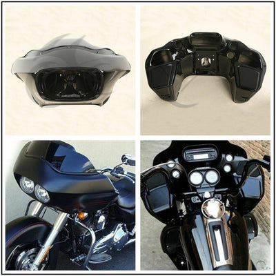 Vivid Black Injection ABS Inner & Outer Fairing For Harley Road Glide 1998-2013 - Moto Life Products