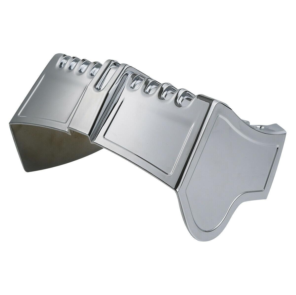 Chrome Oil Cooler Cover For Harley Touring Road King Street Electra Glide 17-20 - Moto Life Products