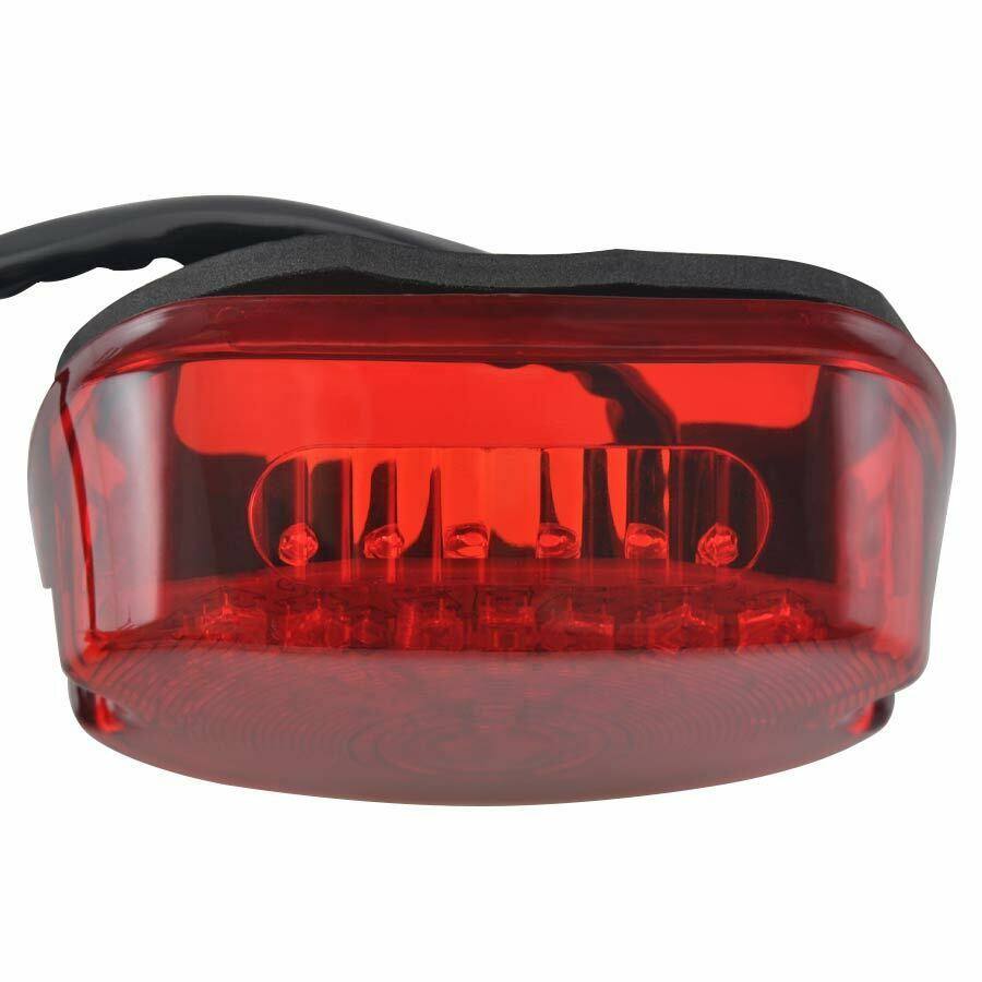 Red LED Tail Light Brake Stop Running Lamp For Harley Dyna Softail Sportster - Moto Life Products