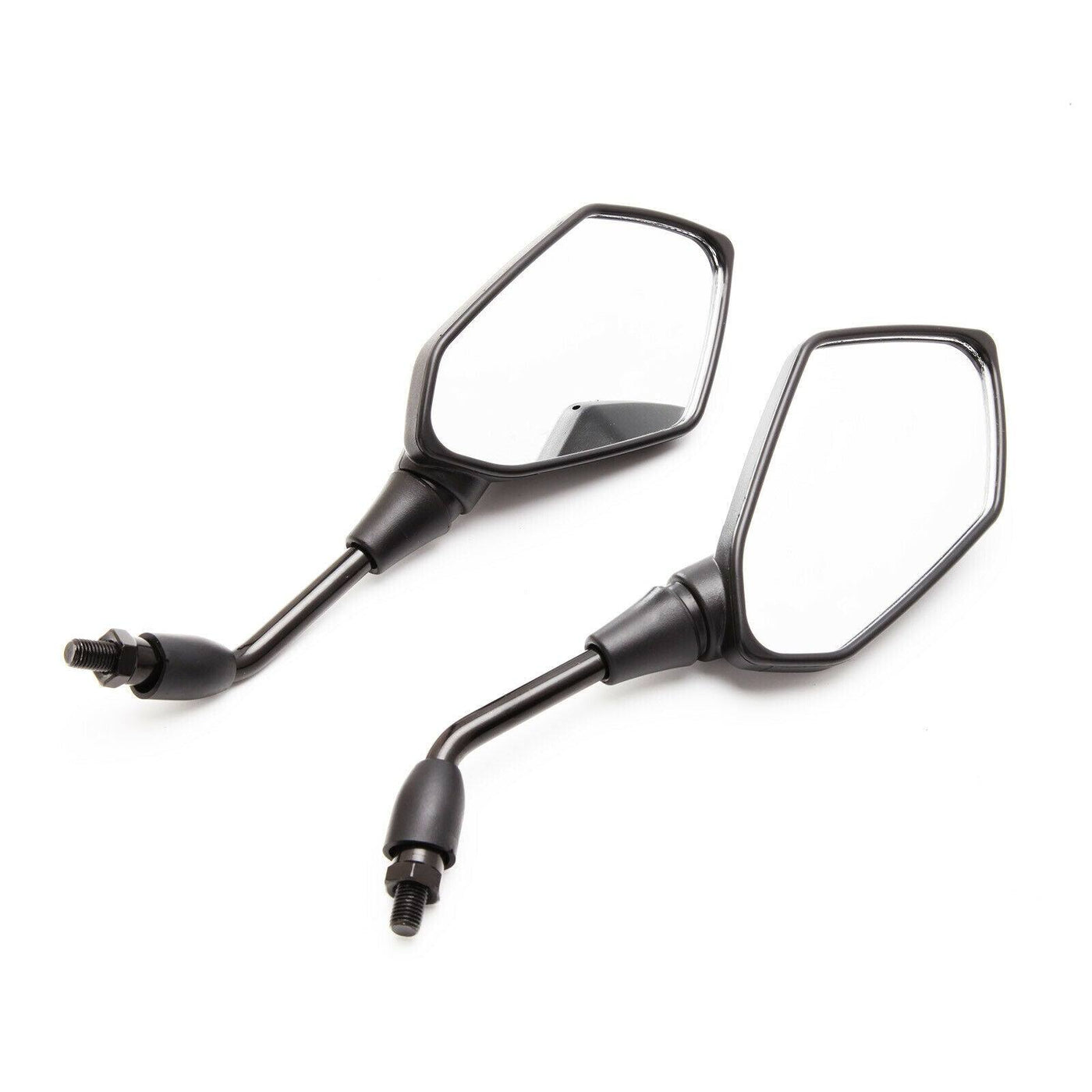 Black Motorcycle Rearview Mirrors 10mm Off Road For HONDA XR650L XR250L XR350R - Moto Life Products