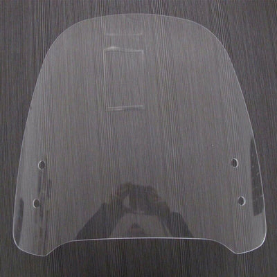 17"x15" Clear Scooter Windshield Windscreen Universal W/ Hardware For Motorcycle - Moto Life Products