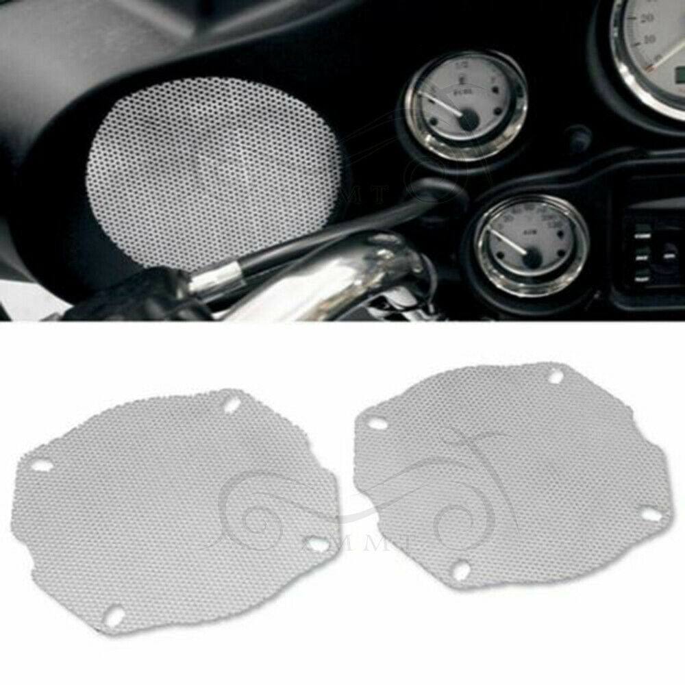 Front Speaker Mesh Grill Covers for Harley Electra Glide Classic FLHTC FLHX USA - Moto Life Products
