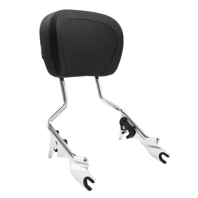 Sissy Bar Passenger Backrest W/ Pad Fit For Harley Street Glide Road King 09-21 - Moto Life Products