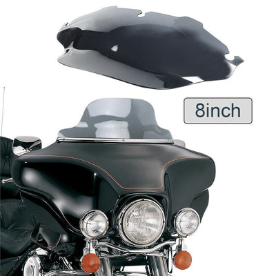 8" Windshield Windscreen for Harley Davidson Touring Street Glide 1996 - 2013 - Moto Life Products