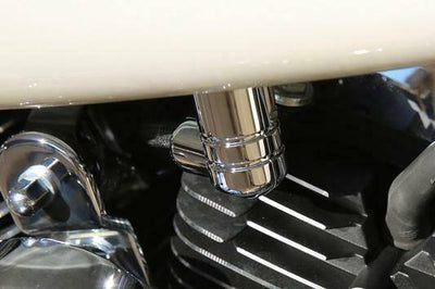 🔥 For Harley Heritage EFI FLSTCI  CHROME FUEL LINE Fitting COVER - Moto Life Products