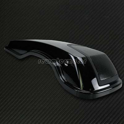 Black Saddlebag Speaker Lids Fit For Touring Street Electra Glide FLHX 2014-2021 - Moto Life Products