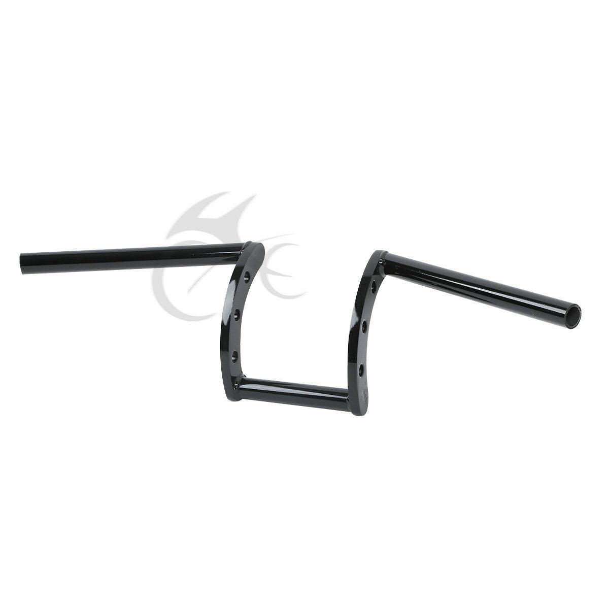 Chrome/Black Z-Bars 1" Handlebars Fit For Harley Sportster Softail Dyna Chopper - Moto Life Products