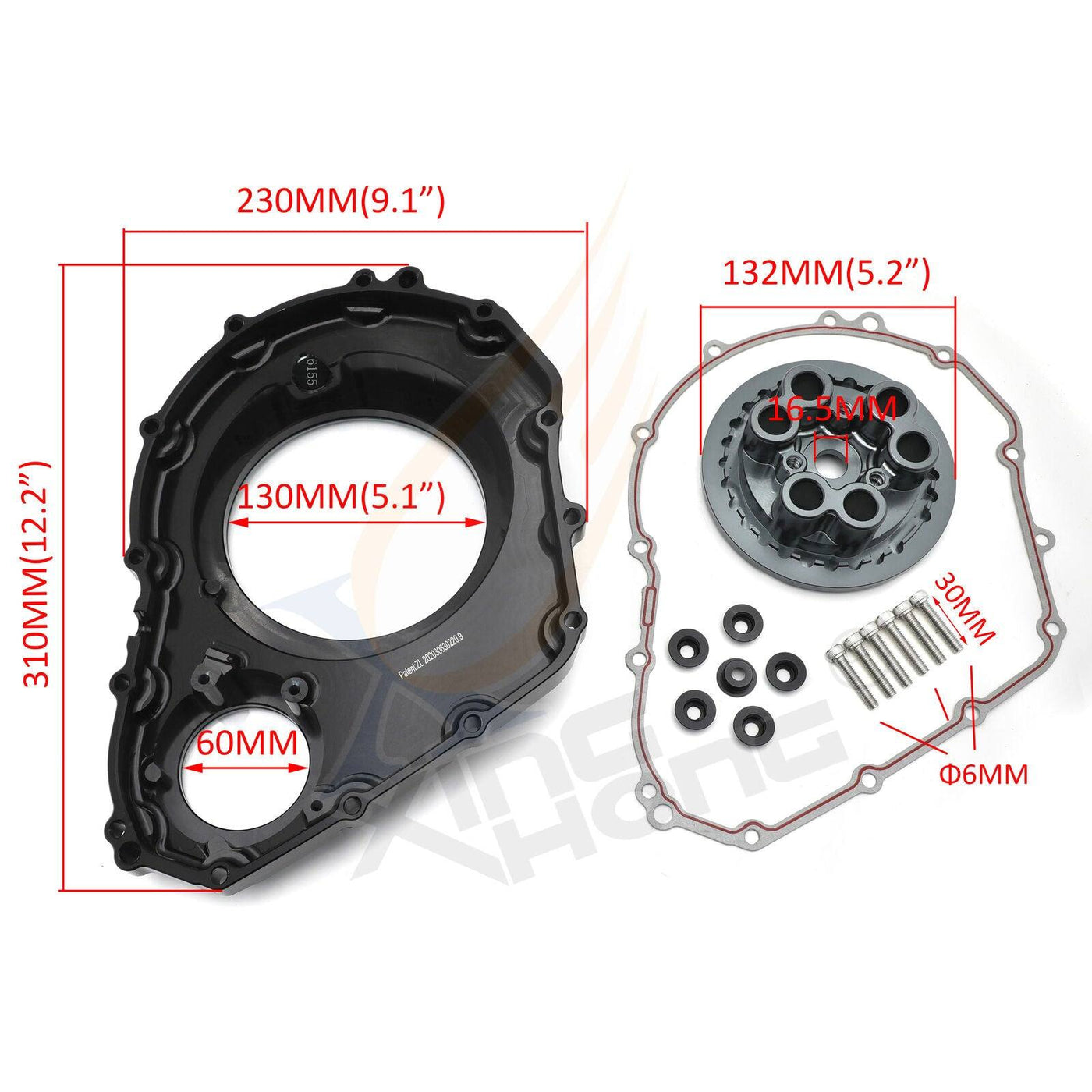 See Through Engine Clutch Cover W/Gasket For Suzuki 2006-2020 GSXR 600 750 2019 - Moto Life Products