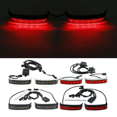 4 Colors LED Saddlebag Run Brake Turn Light Fit For Harley Touring 2014-2021 - Moto Life Products