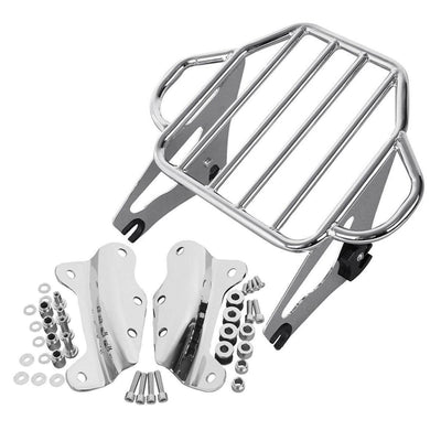 Two Up Luggage Rack 4 Docking For Harley Tour Pak Touring Glide 09-13 12 Chrome - Moto Life Products