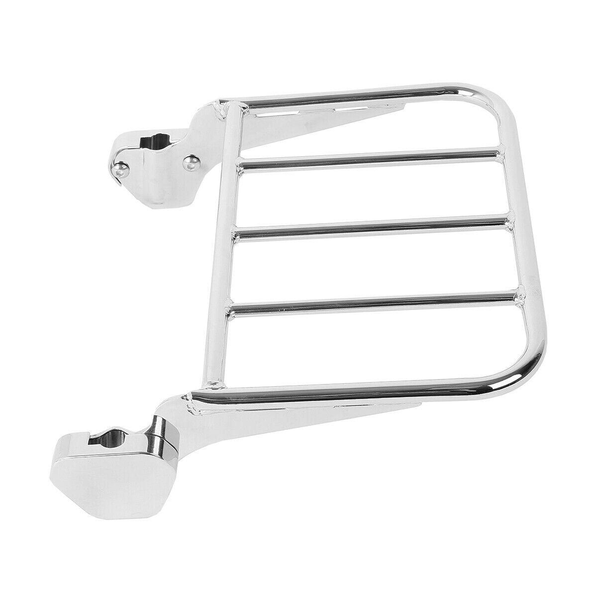 Chrome Luggage Rack Fit For Harley Touring Road King Electra Glide FLHX 1997-08 - Moto Life Products
