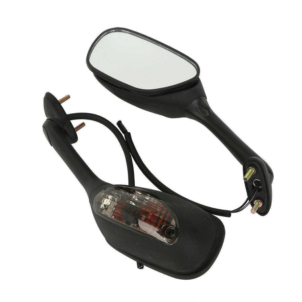 Rearview Mirrors w/ Turn Signal Fit For Suzuki GSXR 1000 GSXR600 GSX-R 750 06-15 - Moto Life Products