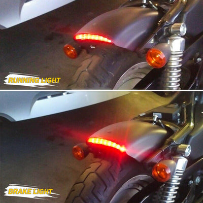 Chopped Fender LED Tail Running Light License Plate Fit for Harley SportsterXL - Moto Life Products