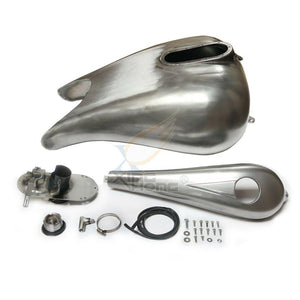 Indented 7.2 gallon Stretched Gas Fuel Tank For Harley FLHR Road King 2003-2007 - Moto Life Products