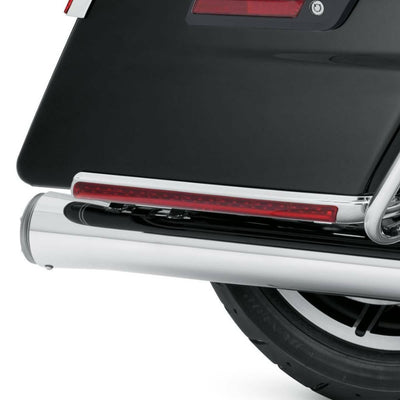 Chrome Saddlebag LED Side Marker Light Red Cover Fit For Harley Touring 14-22 - Moto Life Products