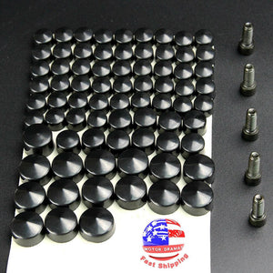 75x Bolt Topper Caps Cover For Harley Touring Electra Glide Road King 2007-2020 - Moto Life Products