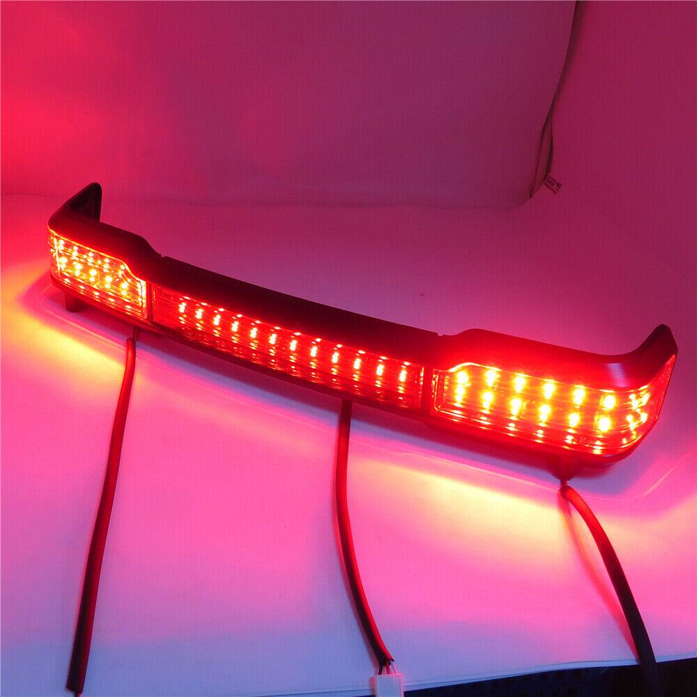 Red LED Tail Turn Light Trunk For Harley Touring Classic King Tour Pack 97-08 - Moto Life Products