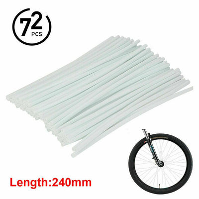 72Pcs Motorcycle Dirt Bike Spoke Skins Covers Wraps Wheel Rim Guard Protector US - Moto Life Products