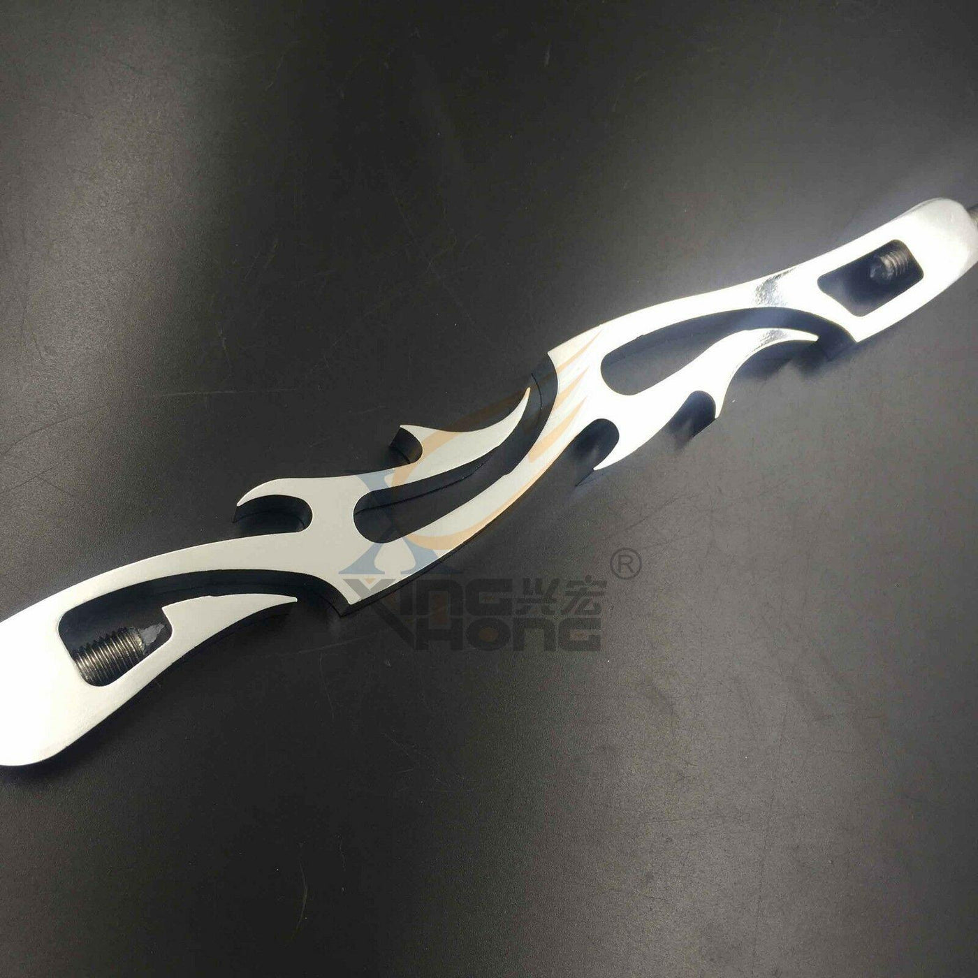 Chrome Flame Shift Linkage For 80 to up Harley Softail Fxdwg Dyna Glide Flhr - Moto Life Products