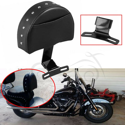 Adjustable Driver Backrest For Harley Softail Fat Boy FLSTF Deluxe FLSTN 2007-Up - Moto Life Products
