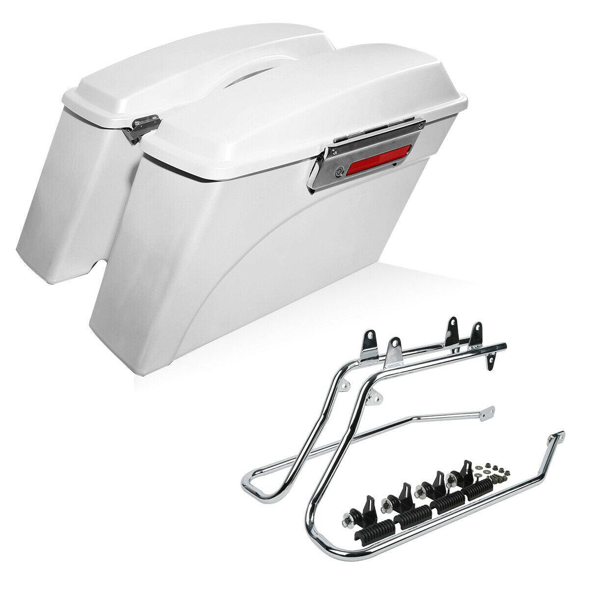 Hard Saddlebags Conversion Bracket Fit for Harley Softail Fatboy 1984-2017 2016 - Moto Life Products