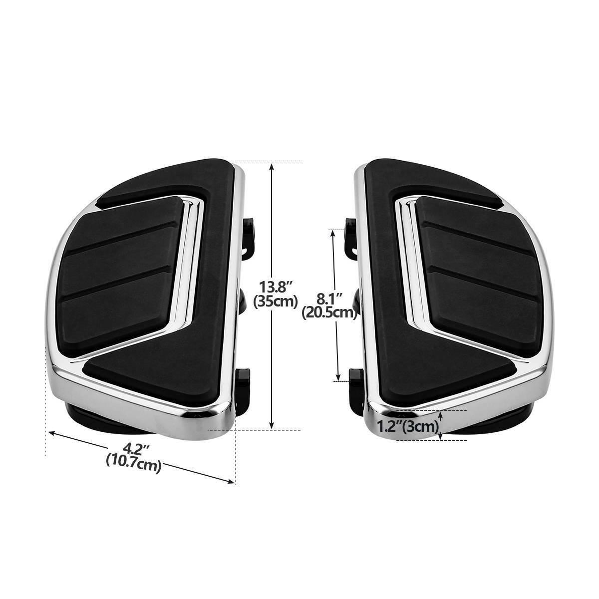 Airflow Driver Floorboard Fit For Harley Touring Road King 14-21 Softail 86-17 - Moto Life Products