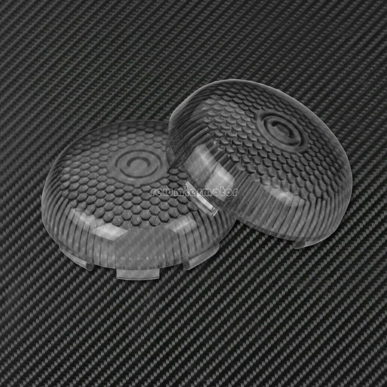 2x Smoke Bullet Turn Signals Light Lens Cover Fit For Harley FLRT FLTRX 2000-20 - Moto Life Products