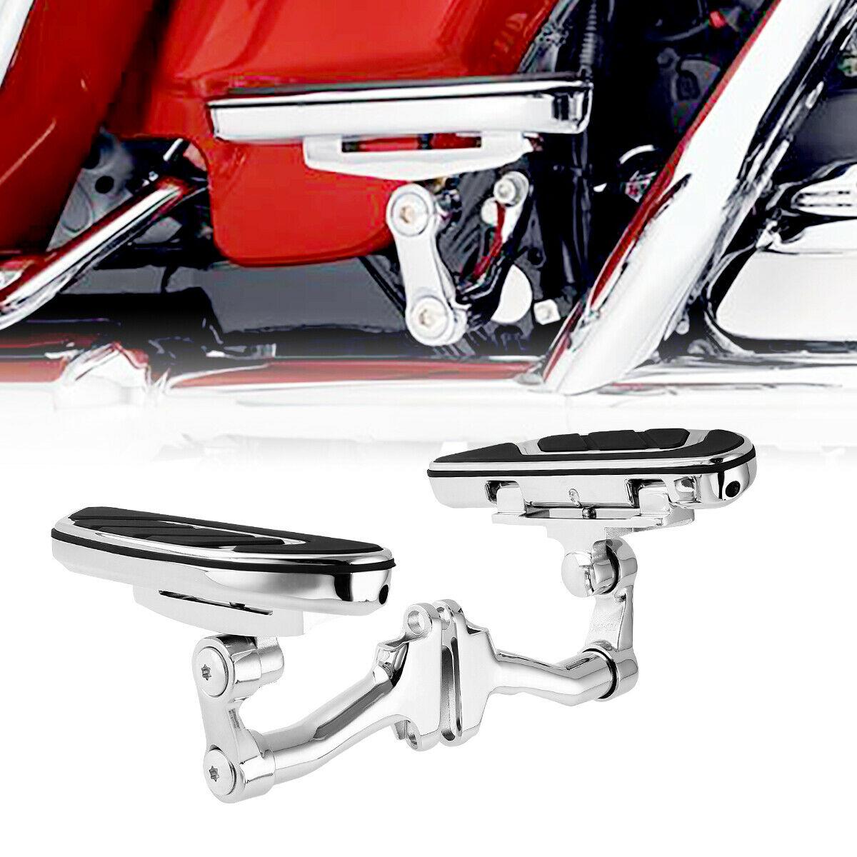 Rear Airflow Floorboard Footboard Bracket For Harley Touring Road Glide King 93+ - Moto Life Products