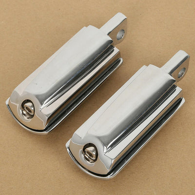 Chrome Highway Foot Pegs Footrests Male Support Mount Fit For Harley Touring - Moto Life Products