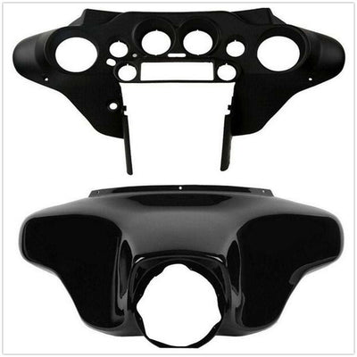 Black Front Outer Batwing or Inner Fairing For Harley Street Electra Glide 96-13 - Moto Life Products
