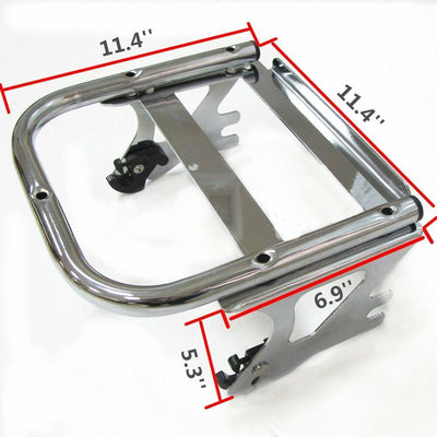 Detachable Two-up Tour Pak Pack Mounting Luggage Rack For Harley Touring 97-08 - Moto Life Products
