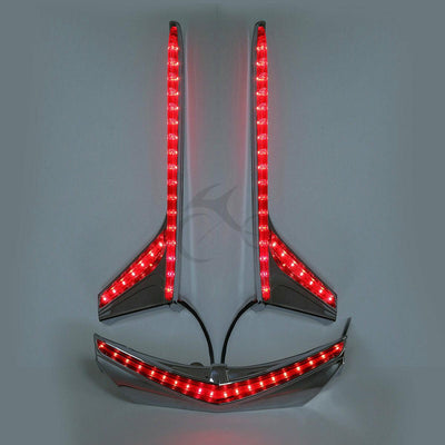 For Honda Goldwing F6B GL1800 13-17 Fender Tip Accent Vertical LED Light Strip - Moto Life Products