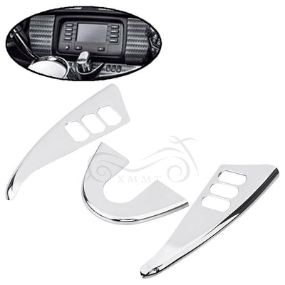 Chrome Fairing Switch Panel Dash Accent Cover For Harley Street Glide CVO FLHXSE - Moto Life Products