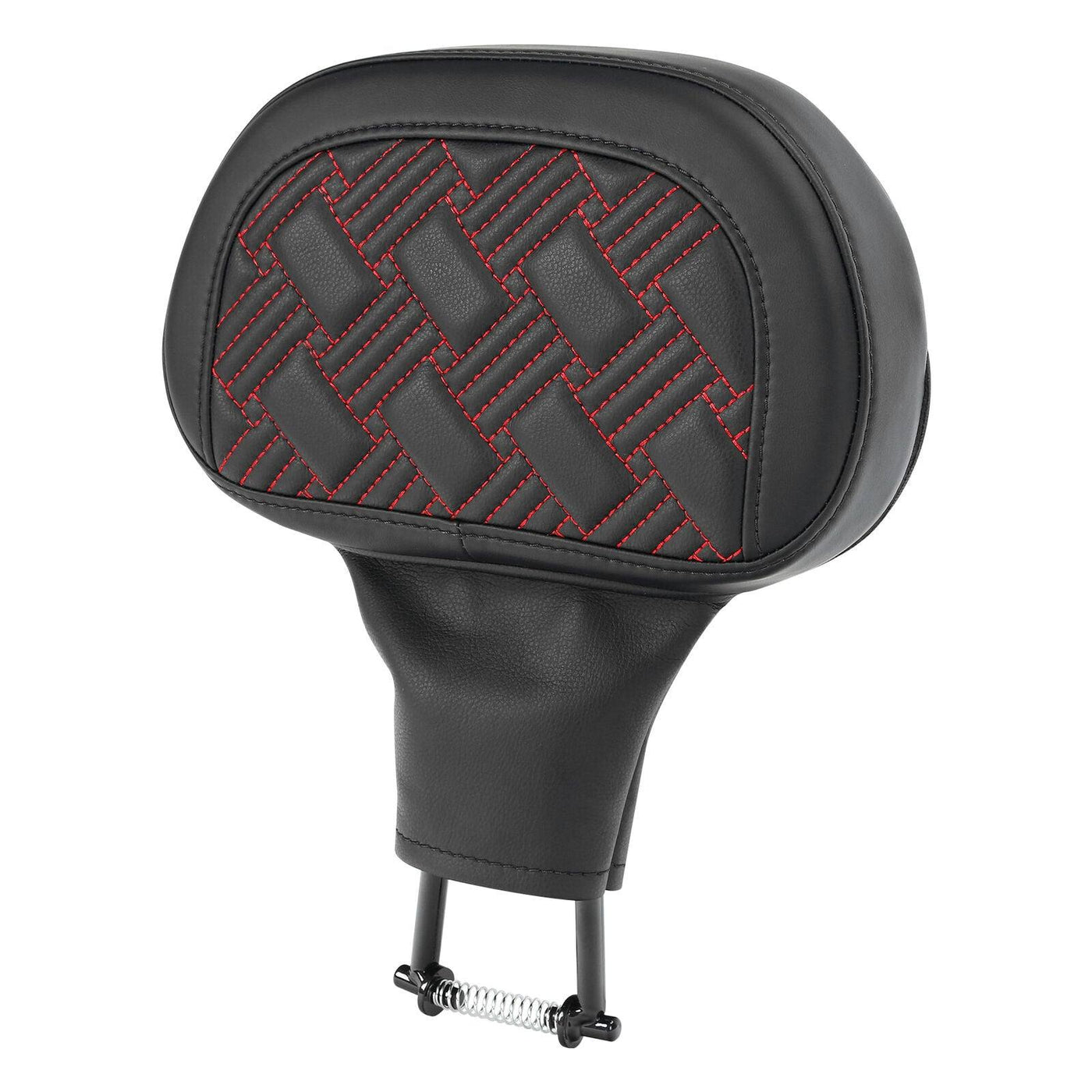 Red Stitching Rider Driver Backrest Pad Fit For Harley Road Glide Electra Glide - Moto Life Products
