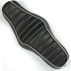 Custom Driver Passenger 2-up Cross Stripe Style Leather Seat For Harley XL1200X - Moto Life Products